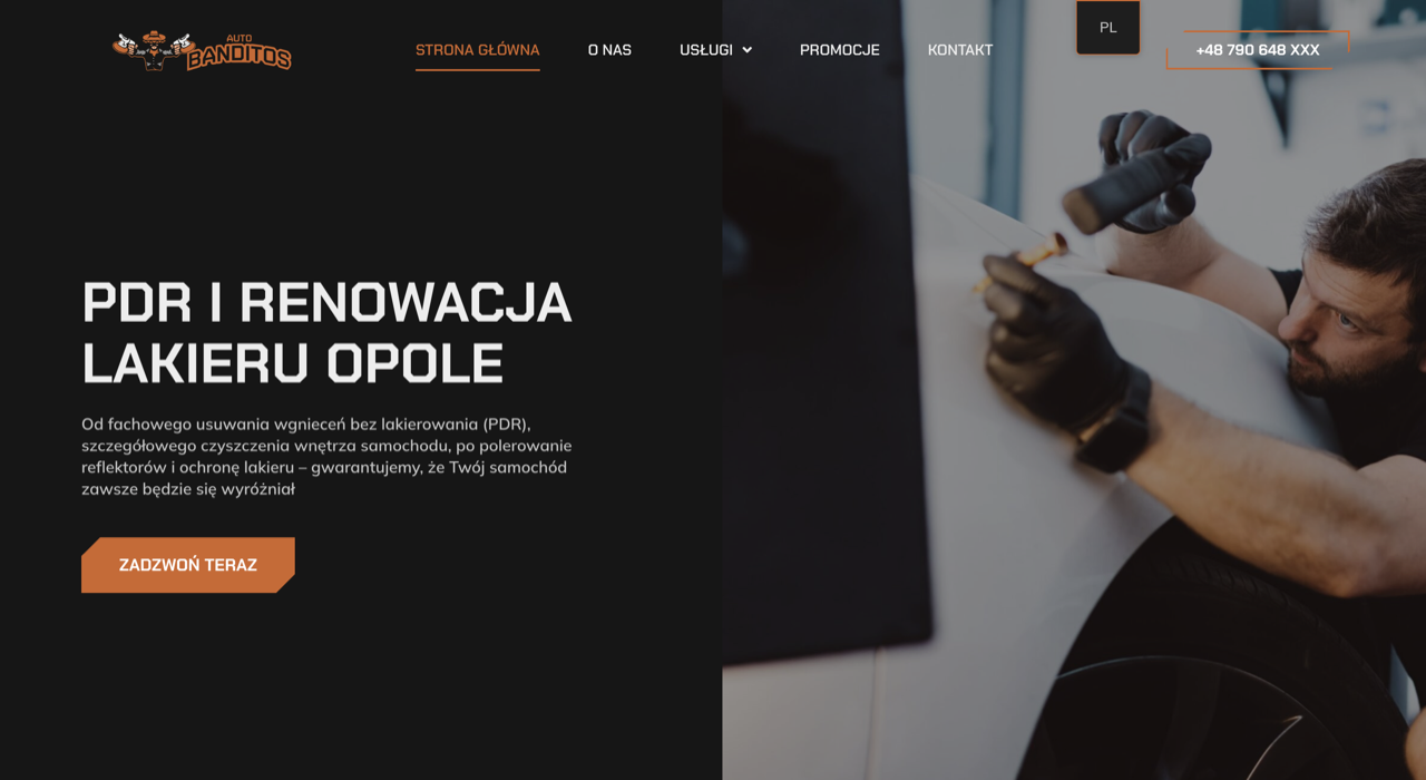 Screenshot of autobanditos.pl